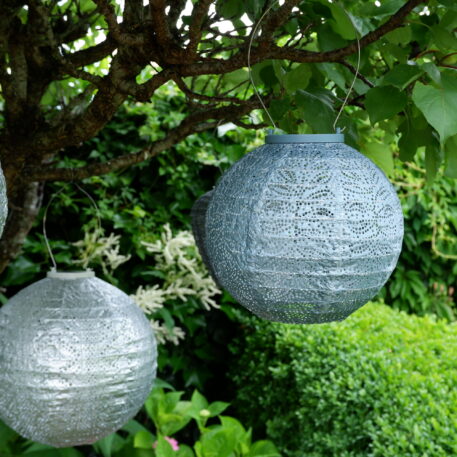 lumiz solar lampion round 20 folia grey blue en round 30 silver