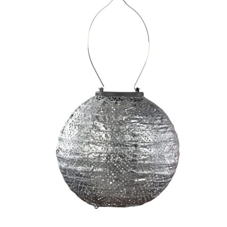 lumiz solar lampion round 20 topaze silver