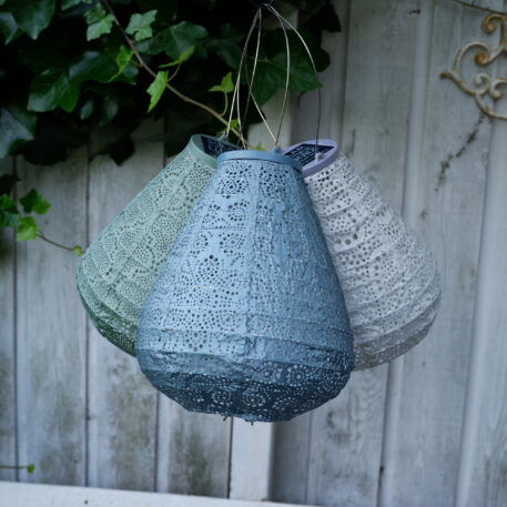 lumiz solar lampion tulip 20 grey bleu sage green en silver